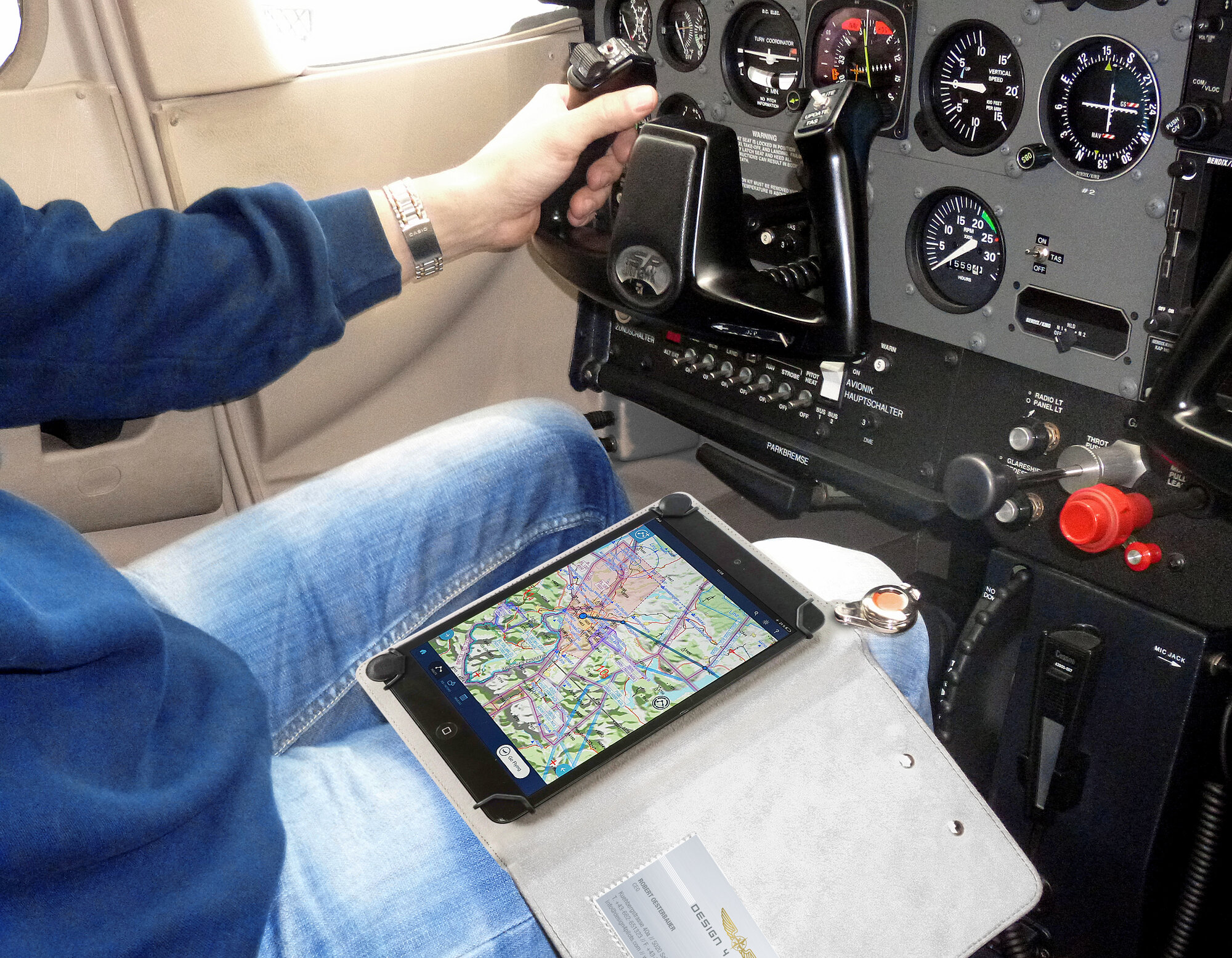 Design4Pilots Piloten-Kniebrett iPilot Tablet für Tablets 